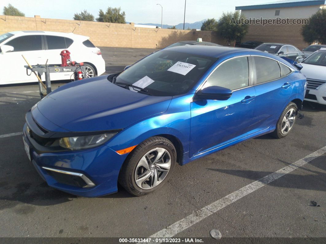 2019 Honda Civic Sedan Lx Синий vin: 2HGFC2F68KH549406