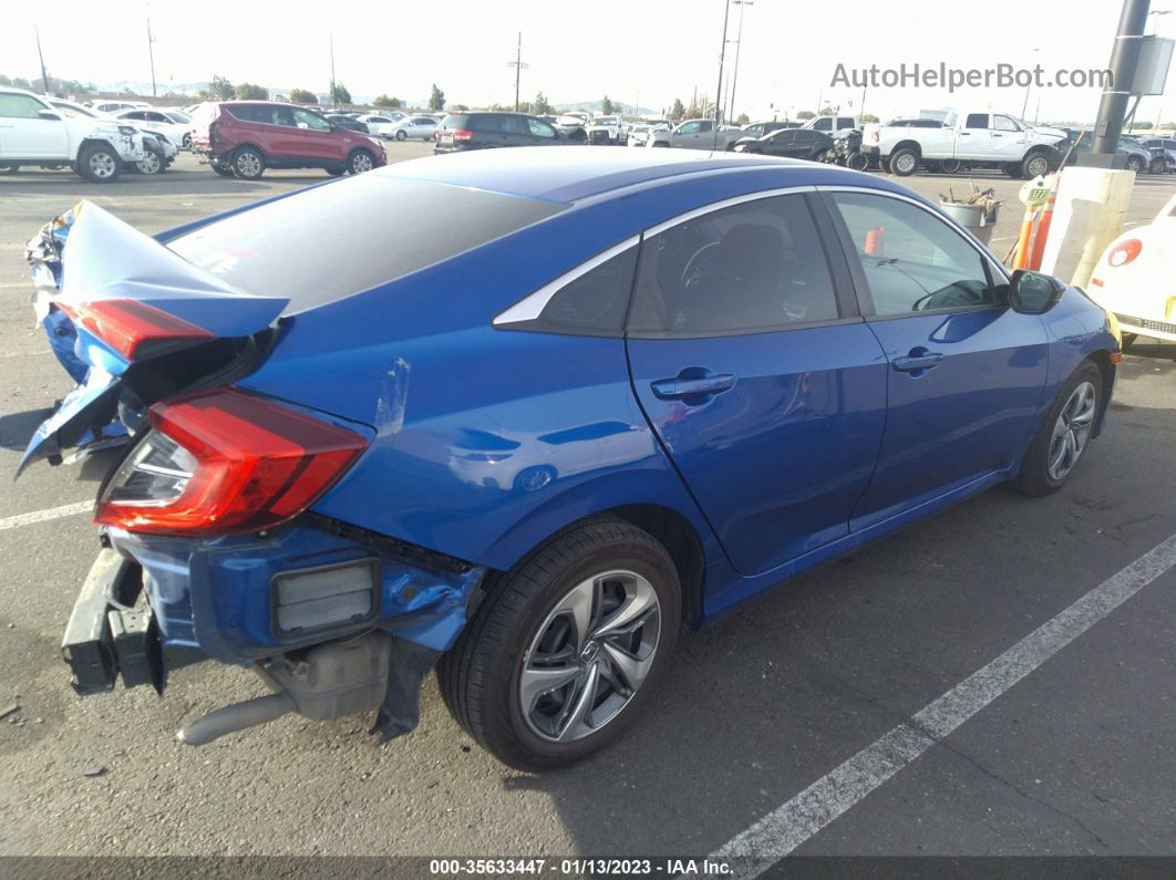 2019 Honda Civic Sedan Lx Синий vin: 2HGFC2F68KH549406