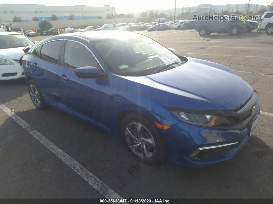 2019 Honda Civic Sedan Lx Blue vin: 2HGFC2F68KH549406