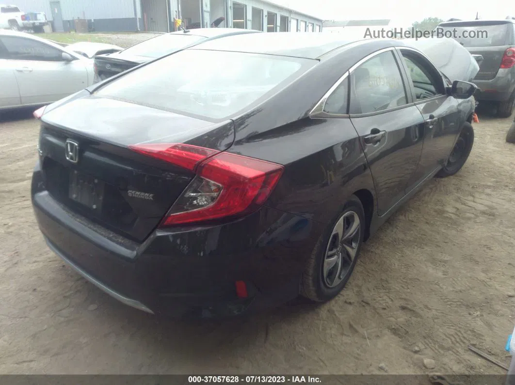 2020 Honda Civic Lx  Black vin: 2HGFC2F68LH502104