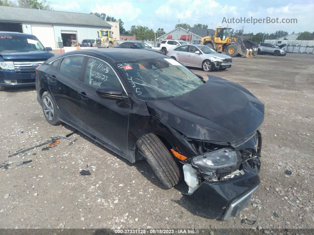 2020 Honda Civic Lx  Black vin: 2HGFC2F68LH516729