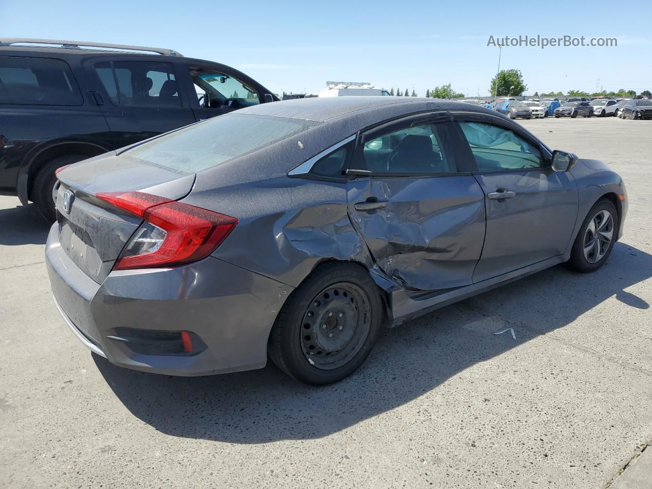 2020 Honda Civic Lx Black vin: 2HGFC2F68LH537371