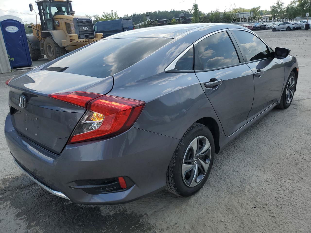 2020 Honda Civic Lx Gray vin: 2HGFC2F68LH539430