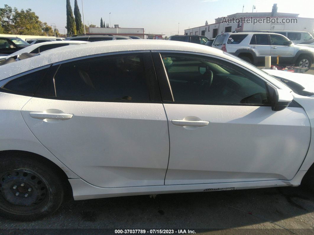 2020 Honda Civic Sedan Lx White vin: 2HGFC2F68LH553070