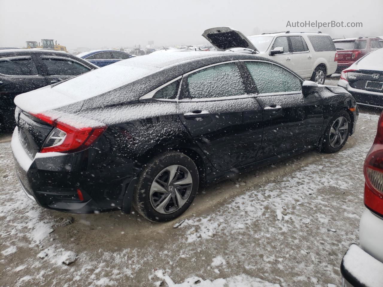 2020 Honda Civic Lx Черный vin: 2HGFC2F68LH564084