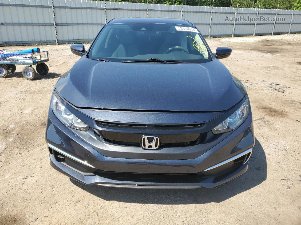 2020 Honda Civic Lx Blue vin: 2HGFC2F68LH566272