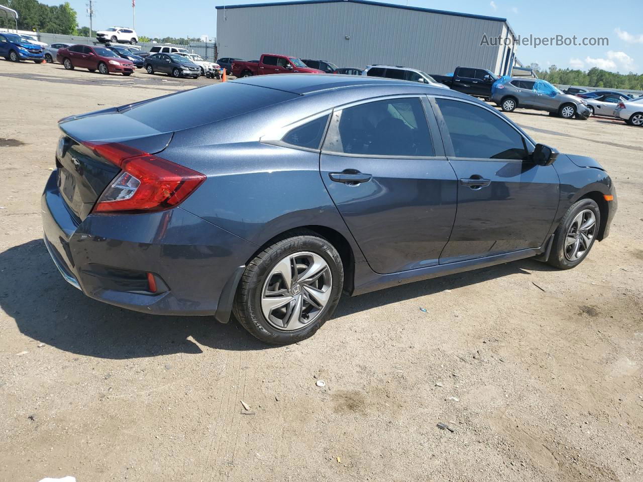 2020 Honda Civic Lx Blue vin: 2HGFC2F68LH566272