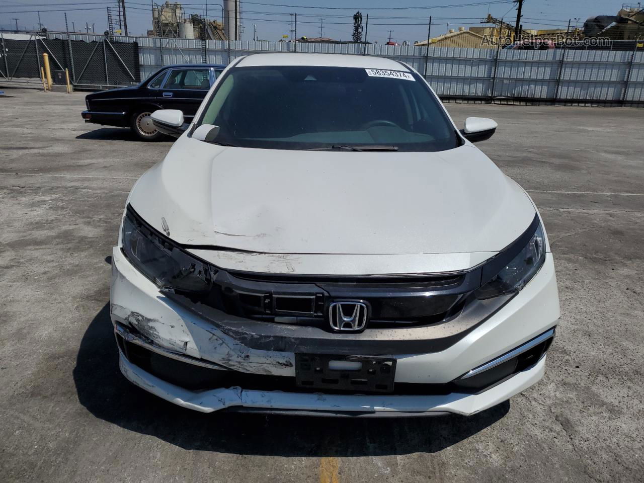 2020 Honda Civic Lx White vin: 2HGFC2F68LH571911