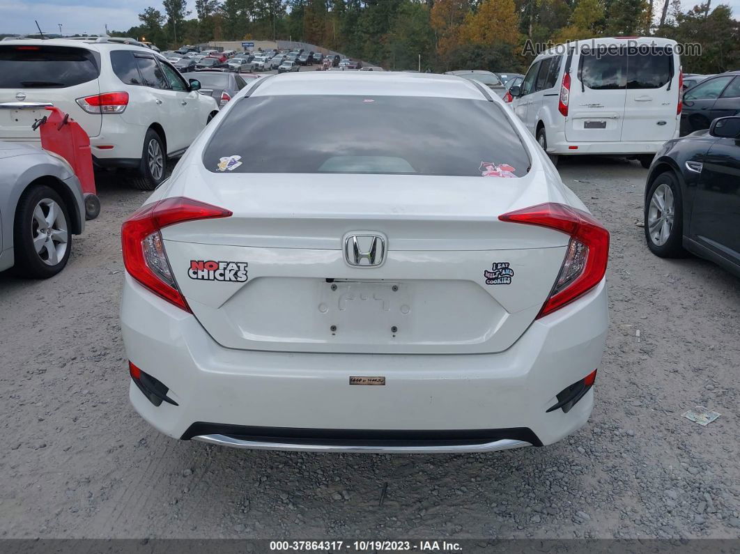 2020 Honda Civic Lx  White vin: 2HGFC2F68LH577739