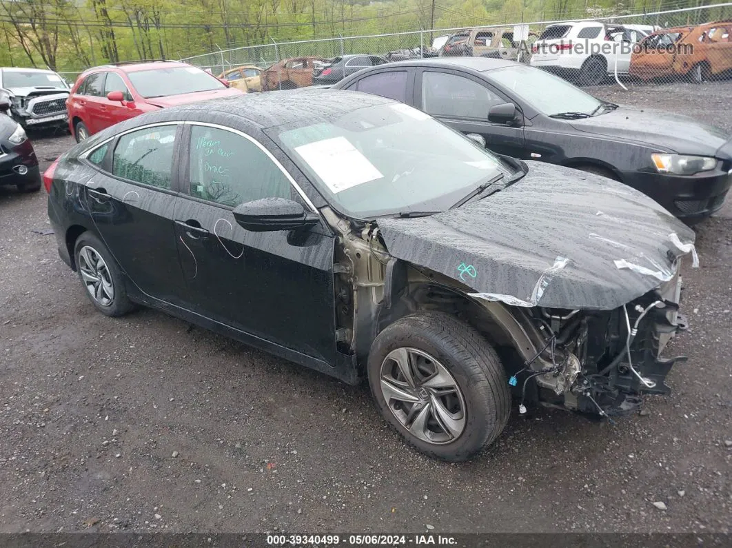 2020 Honda Civic Lx Black vin: 2HGFC2F68LH578485