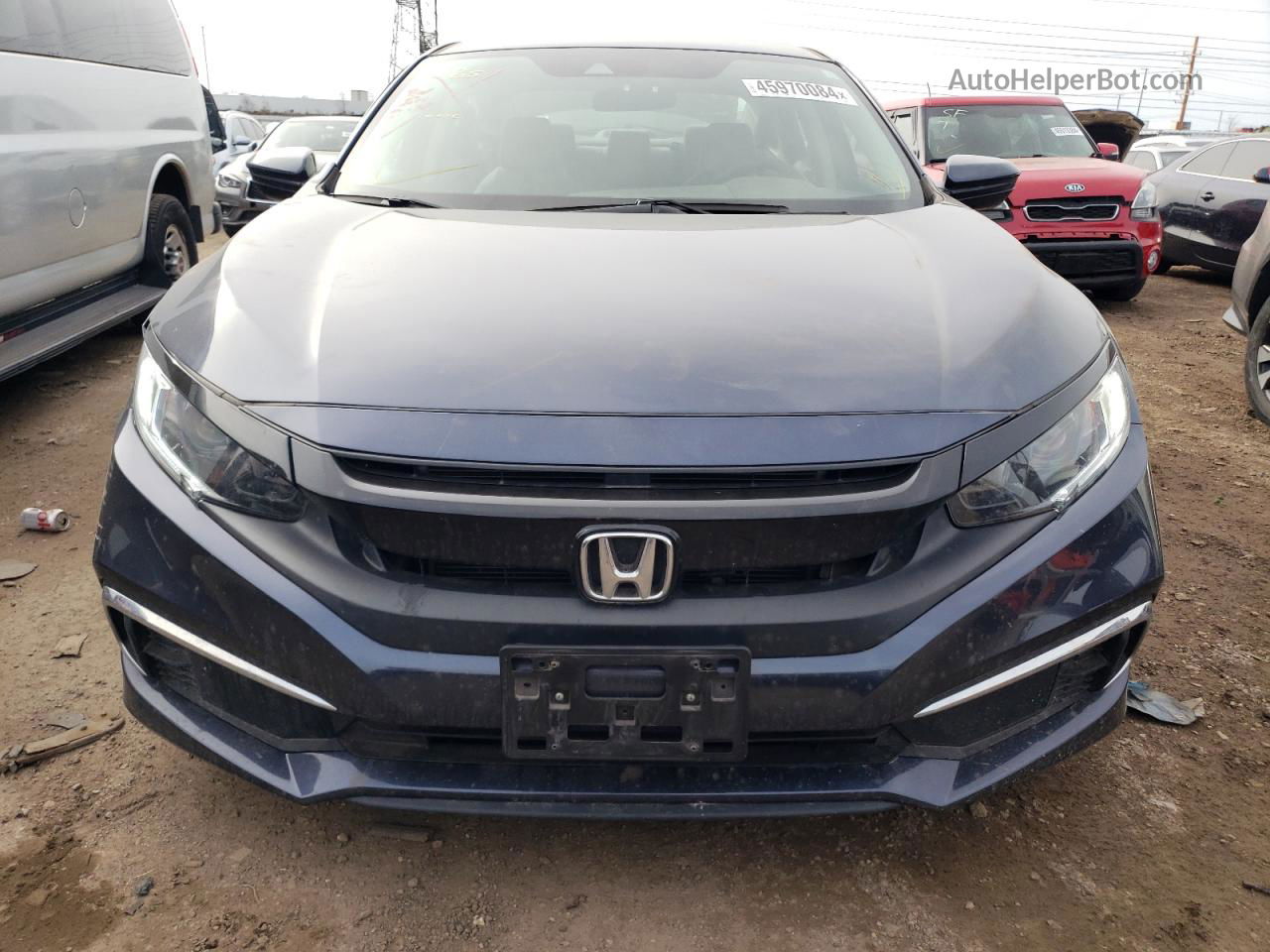 2021 Honda Civic Lx Gray vin: 2HGFC2F68MH522306