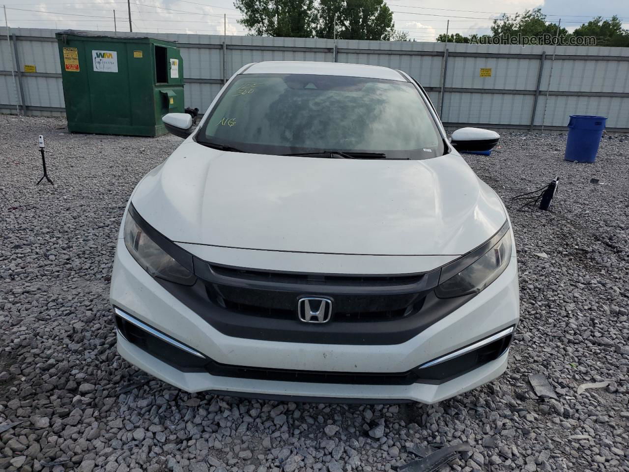 2019 Honda Civic Lx Белый vin: 2HGFC2F69KH507472