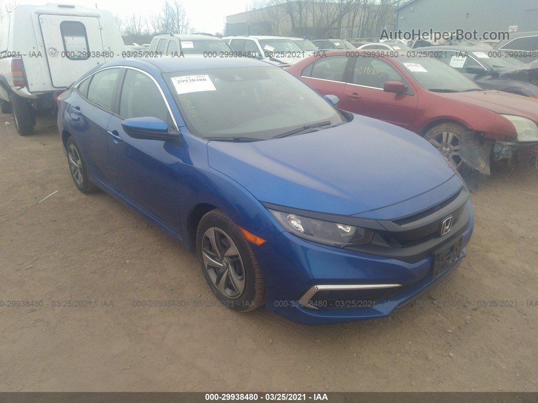 2019 Honda Civic Sedan Lx Blue vin: 2HGFC2F69KH511053