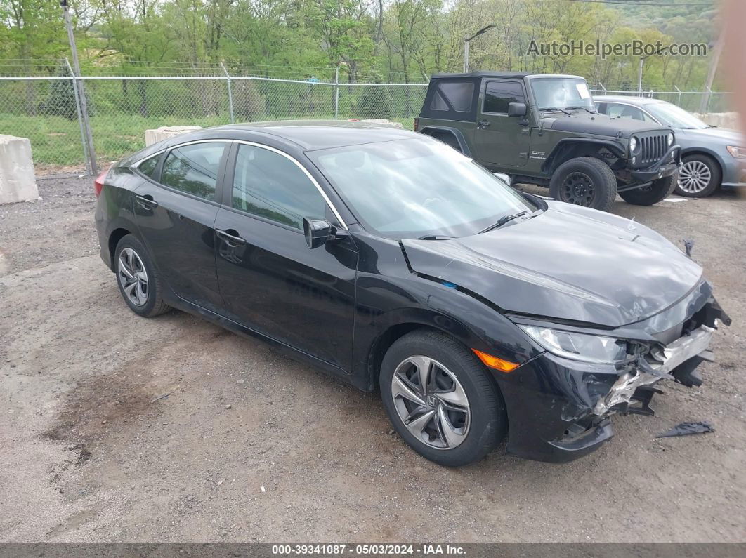 2019 Honda Civic Lx Black vin: 2HGFC2F69KH534977