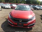 2019 Honda Civic Sedan Lx Red vin: 2HGFC2F69KH546773