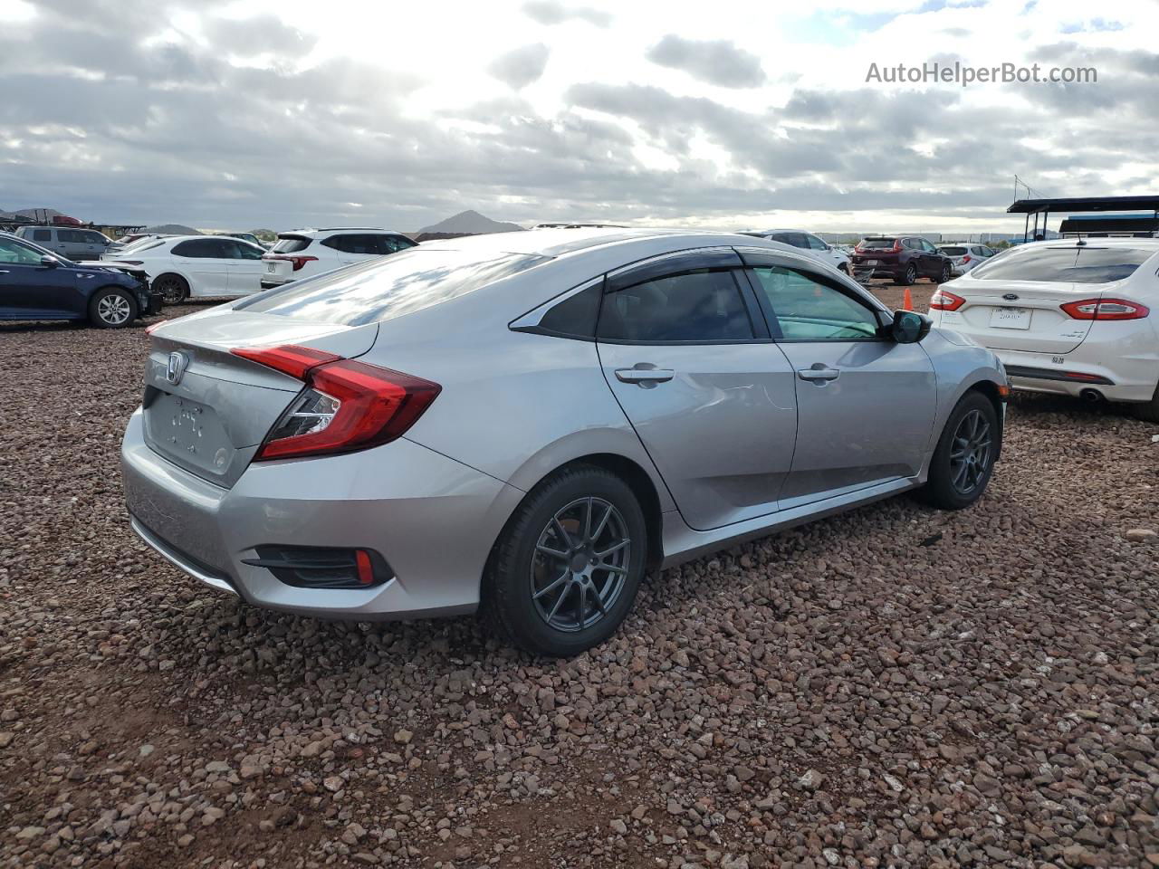 2019 Honda Civic Lx Silver vin: 2HGFC2F69KH564917