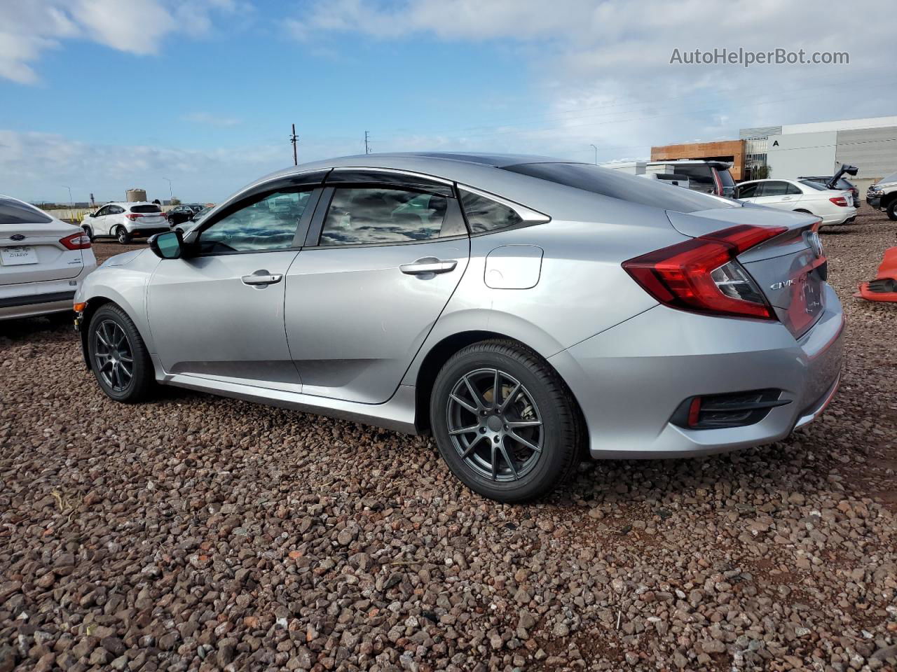 2019 Honda Civic Lx Серебряный vin: 2HGFC2F69KH564917