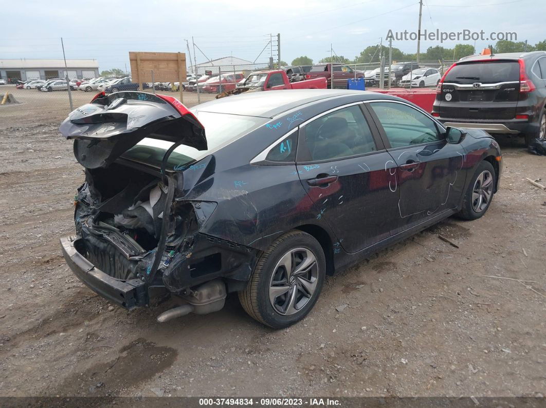 2019 Honda Civic Lx Black vin: 2HGFC2F69KH578431