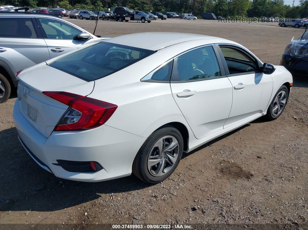 2019 Honda Civic Sedan Lx White vin: 2HGFC2F69KH582348