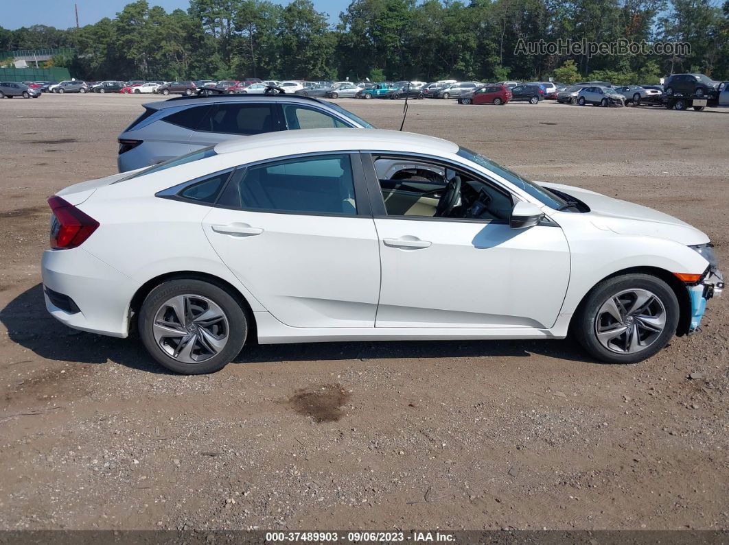 2019 Honda Civic Sedan Lx White vin: 2HGFC2F69KH582348