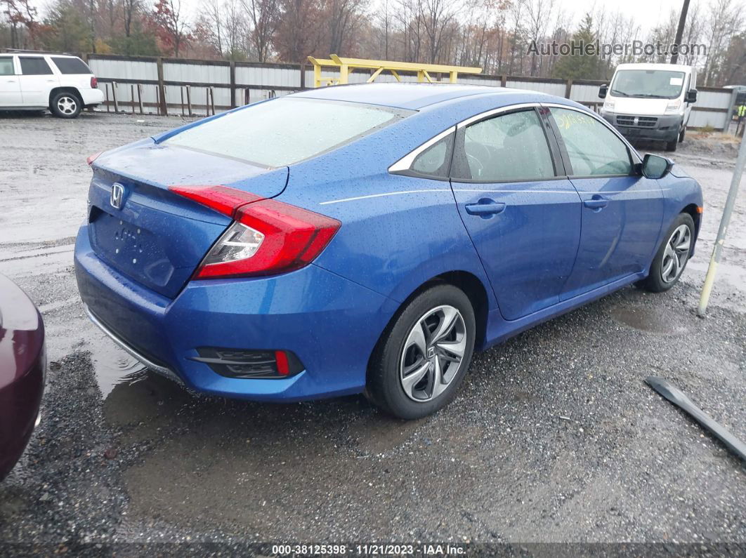 2020 Honda Civic Lx  Синий vin: 2HGFC2F69LH500345