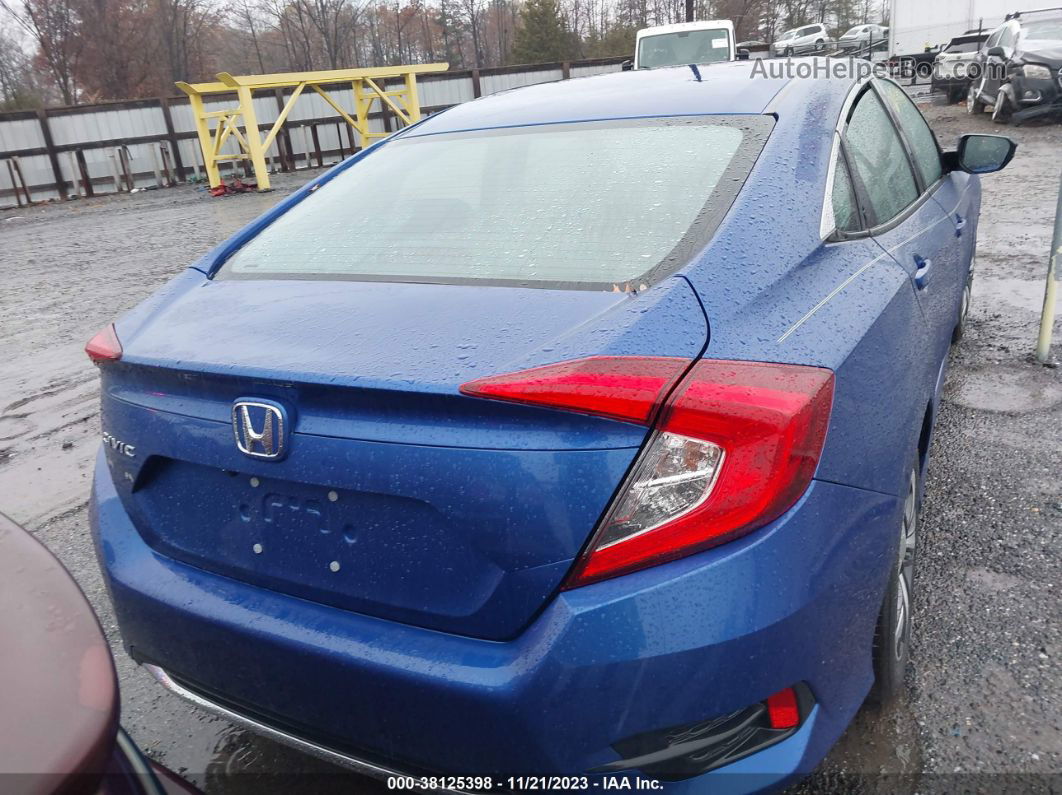 2020 Honda Civic Lx  Blue vin: 2HGFC2F69LH500345