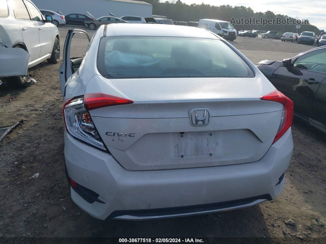 2020 Honda Civic Lx White vin: 2HGFC2F69LH506775