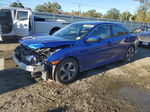 2020 Honda Civic Lx Blue vin: 2HGFC2F69LH527898