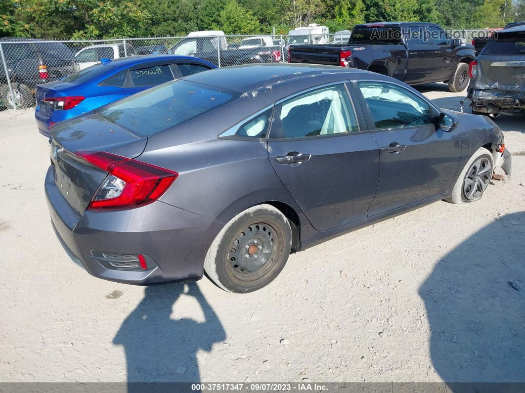 2020 Honda Civic Sedan Lx Gray vin: 2HGFC2F69LH545298