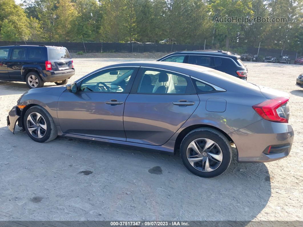 2020 Honda Civic Sedan Lx Gray vin: 2HGFC2F69LH545298