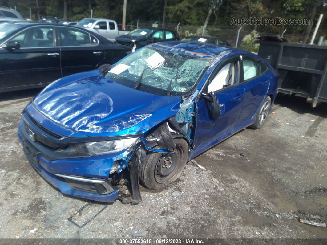 2020 Honda Civic Lx  Blue vin: 2HGFC2F69LH555412