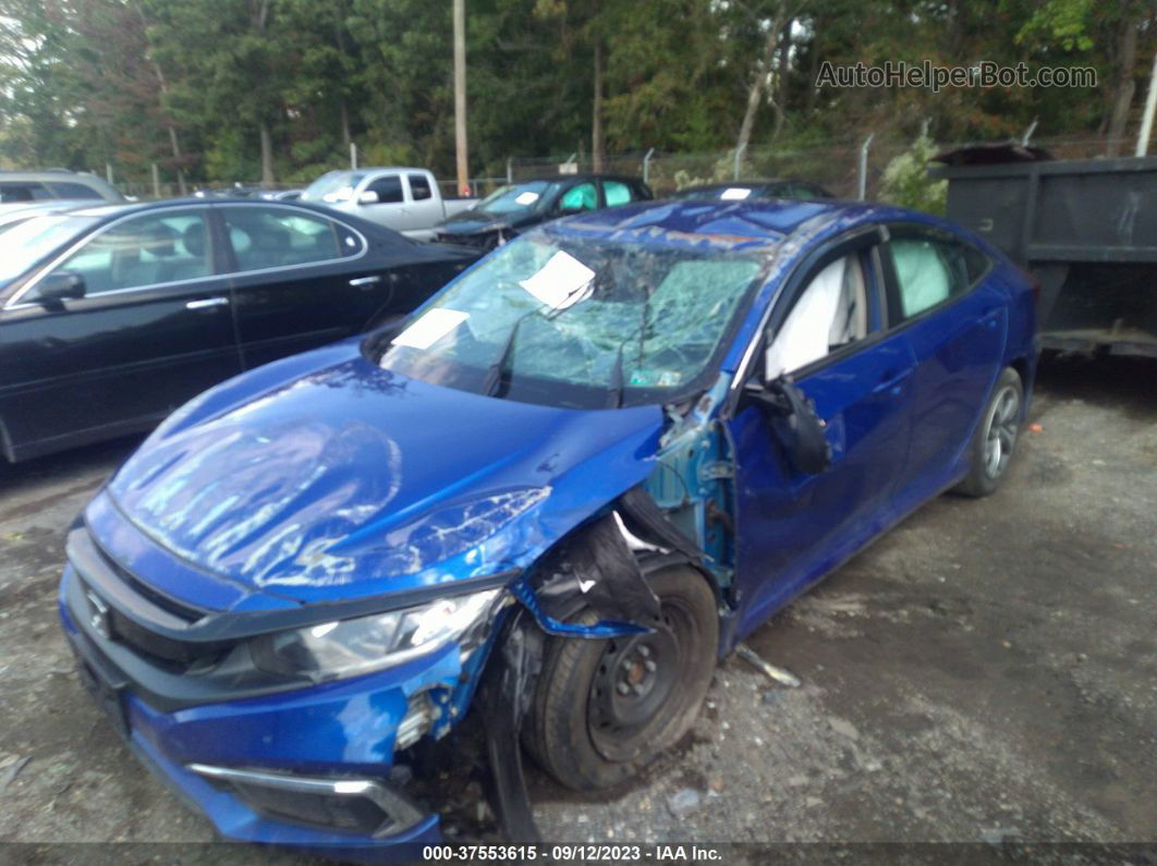 2020 Honda Civic Lx  Blue vin: 2HGFC2F69LH555412