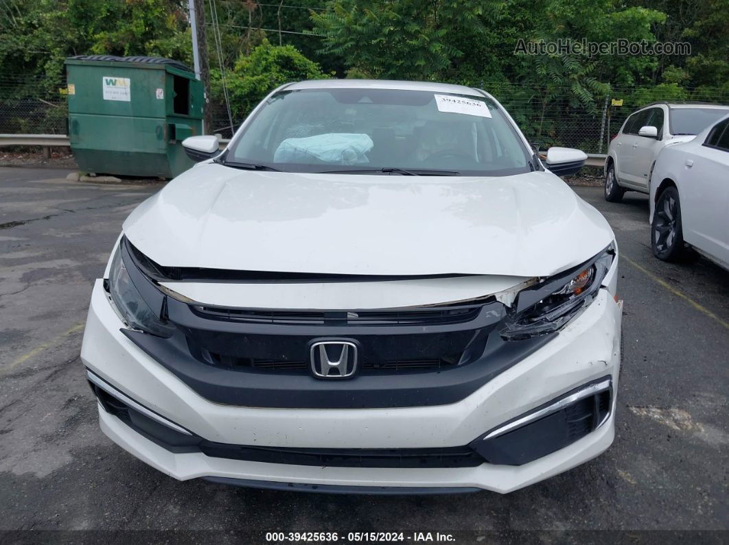 2020 Honda Civic Lx White vin: 2HGFC2F69LH562800