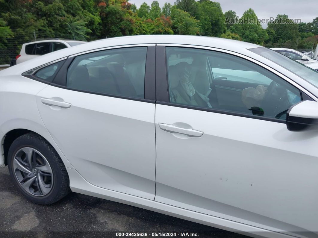 2020 Honda Civic Lx White vin: 2HGFC2F69LH562800