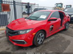 2020 Honda Civic Lx  Red vin: 2HGFC2F69LH562845