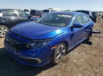 2020 Honda Civic Lx Blue vin: 2HGFC2F69LH593612