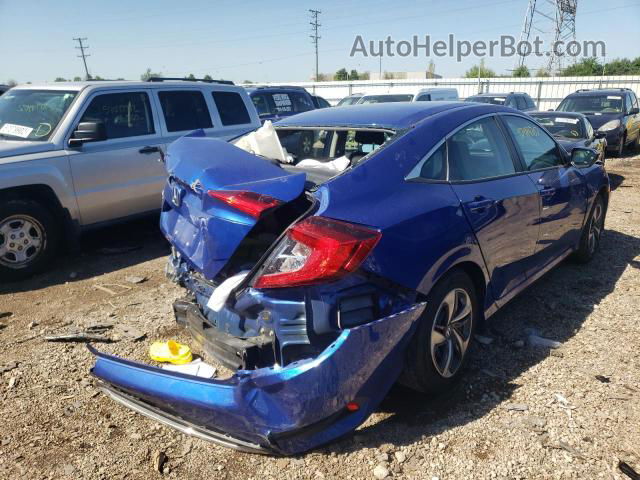 2020 Honda Civic Lx Blue vin: 2HGFC2F69LH593612