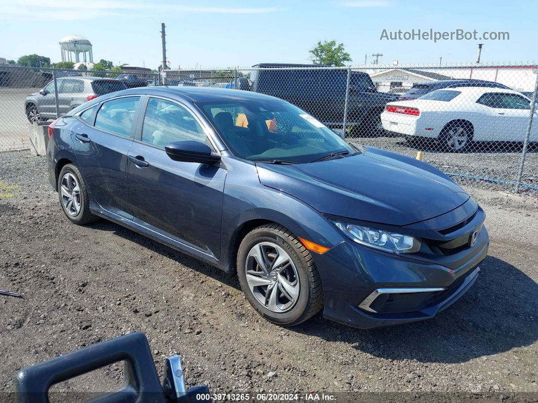 2019 Honda Civic Lx Gray vin: 2HGFC2F6XKH564344