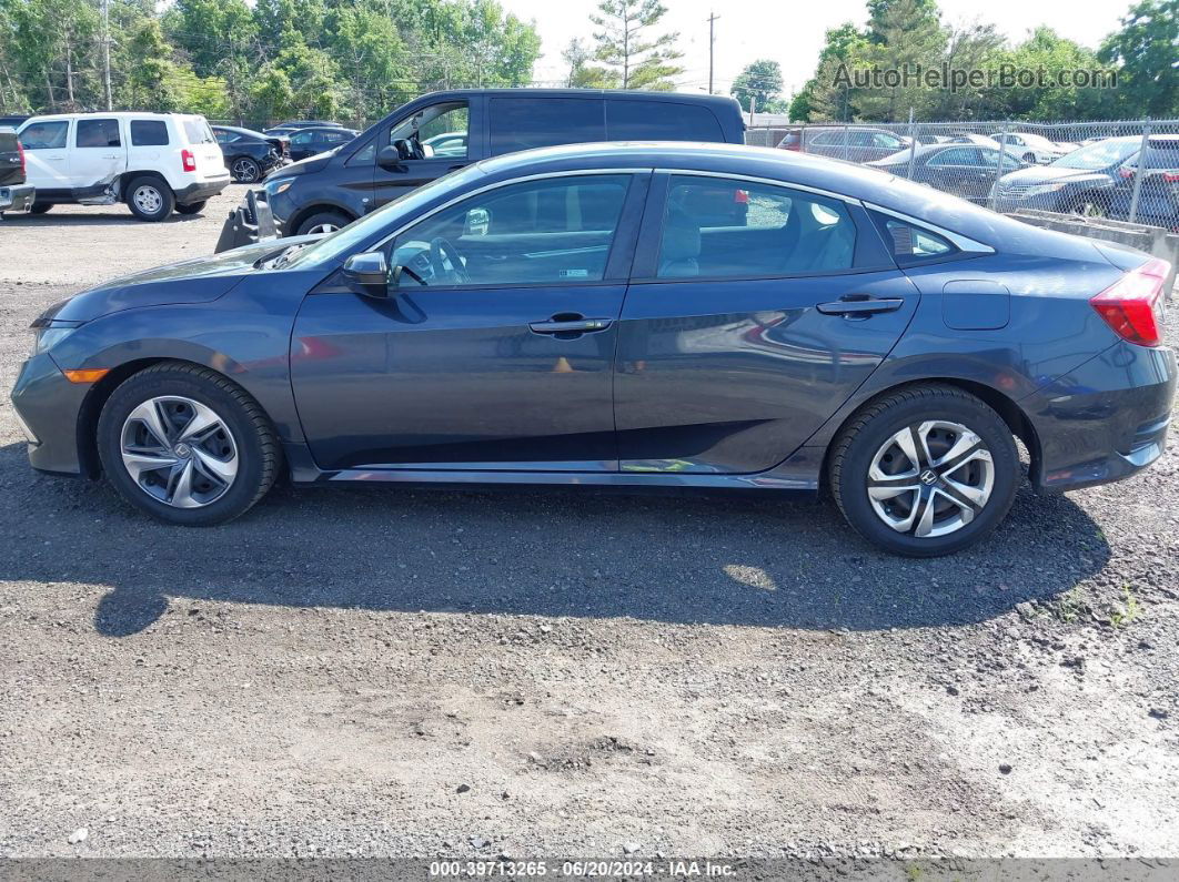 2019 Honda Civic Lx Gray vin: 2HGFC2F6XKH564344