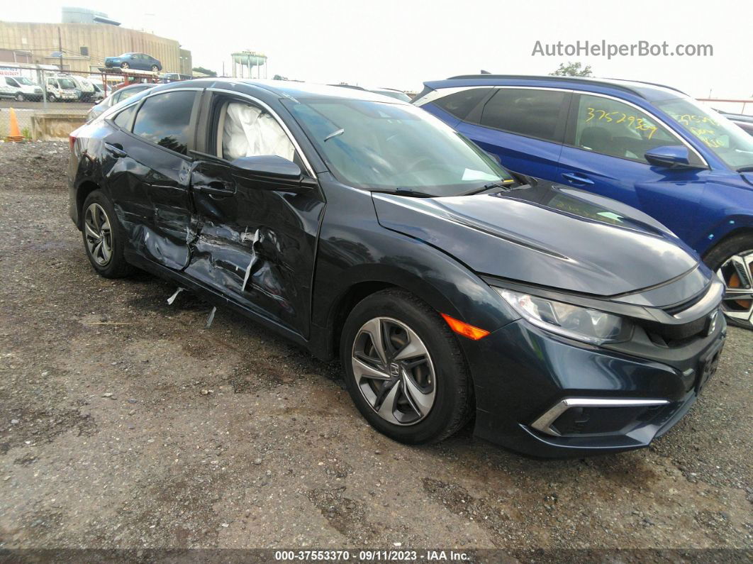 2019 Honda Civic Sedan Lx Темно-синий vin: 2HGFC2F6XKH584383