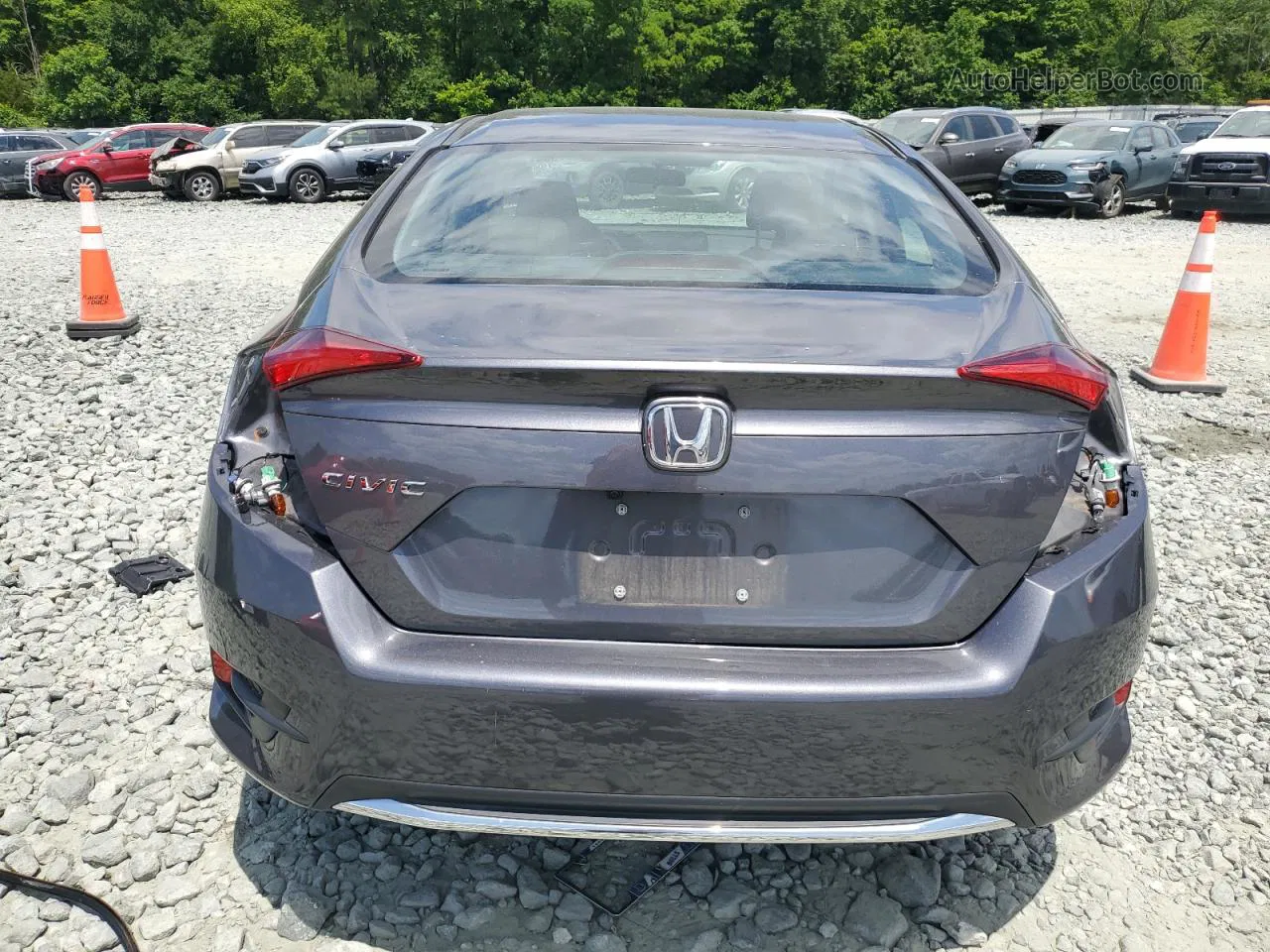 2019 Honda Civic Lx Charcoal vin: 2HGFC2F6XKH584593