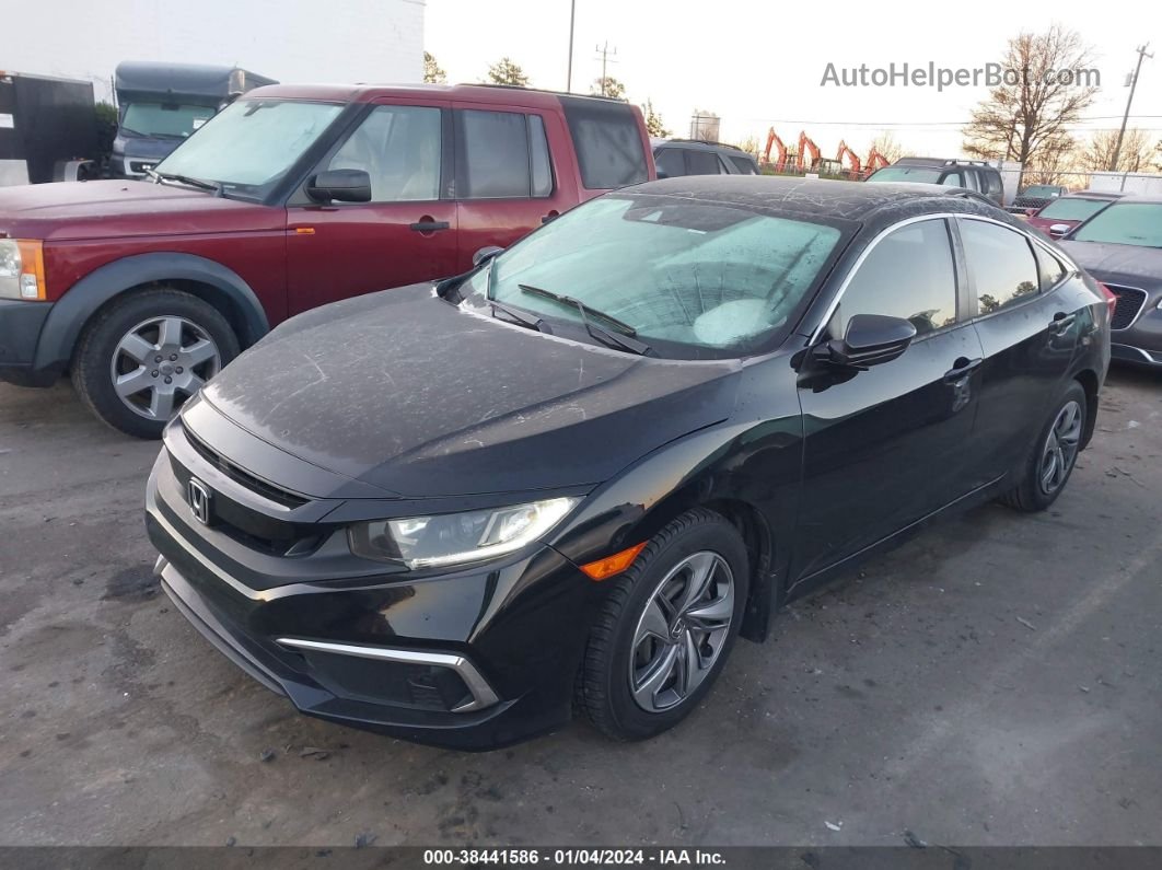 2019 Honda Civic Lx Black vin: 2HGFC2F6XKH599997