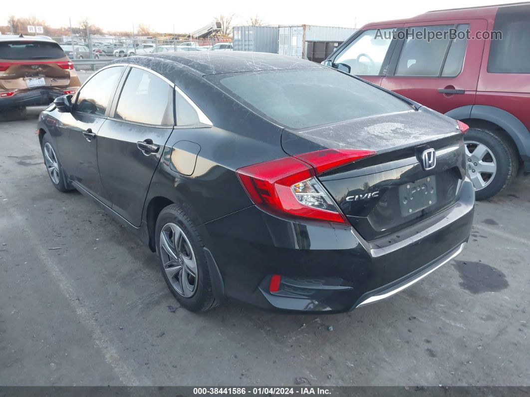 2019 Honda Civic Lx Black vin: 2HGFC2F6XKH599997