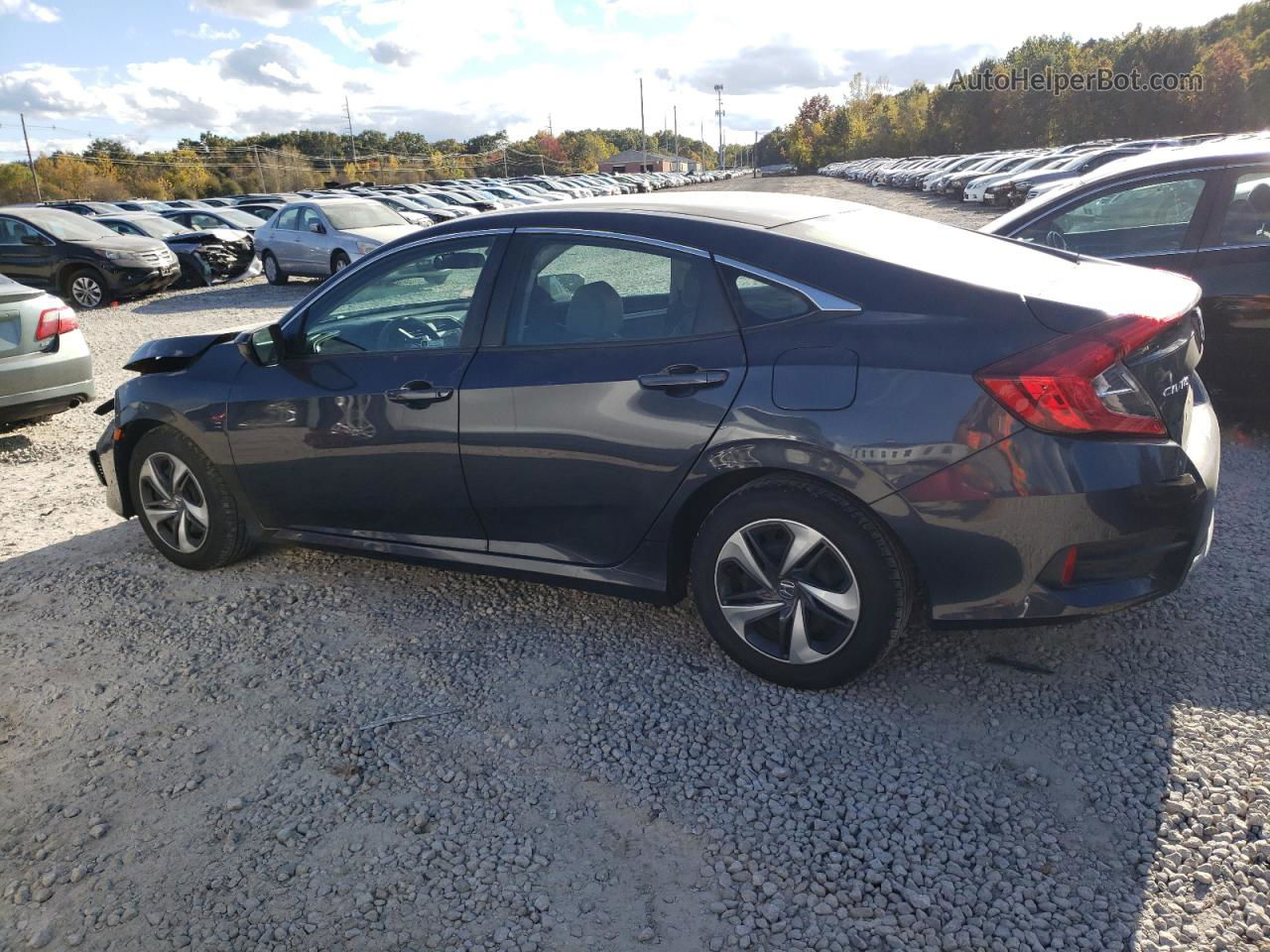 2019 Honda Civic Lx Charcoal vin: 2HGFC2F6XKH601165