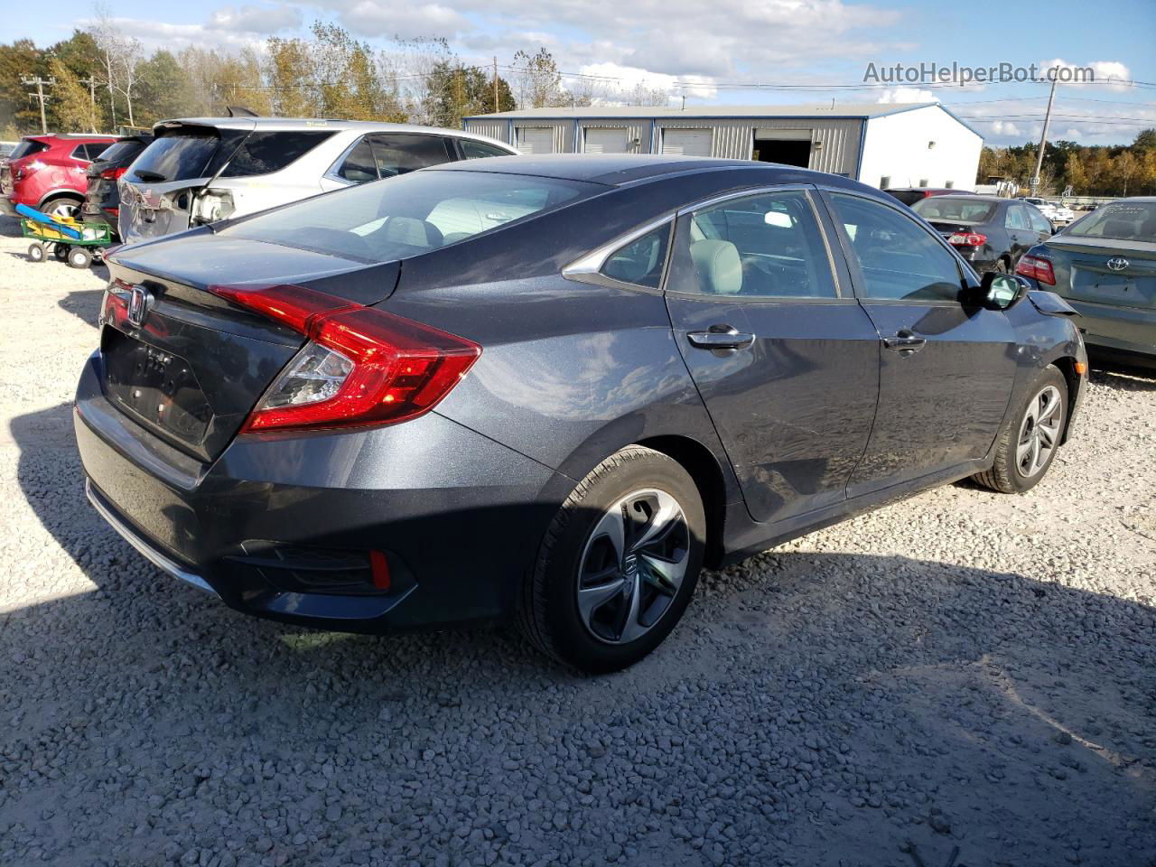 2019 Honda Civic Lx Charcoal vin: 2HGFC2F6XKH601165