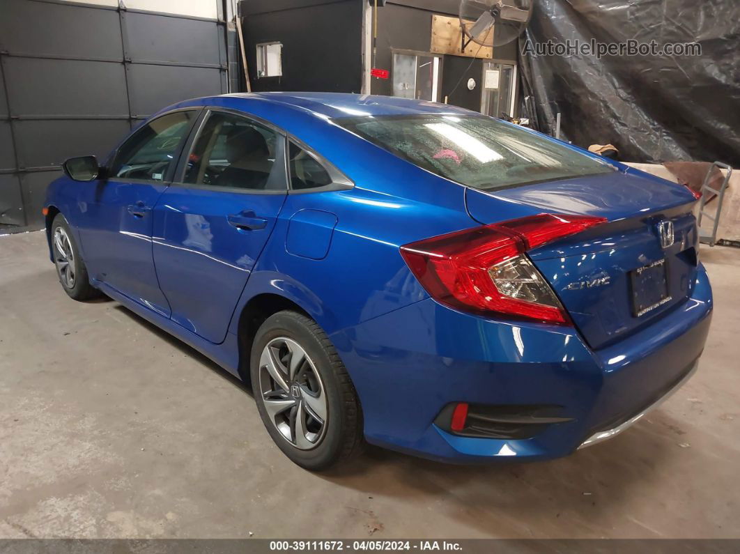 2020 Honda Civic Lx Blue vin: 2HGFC2F6XLH504954