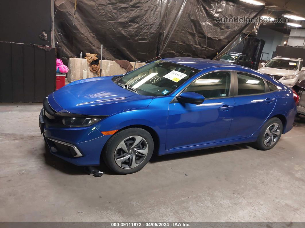 2020 Honda Civic Lx Blue vin: 2HGFC2F6XLH504954