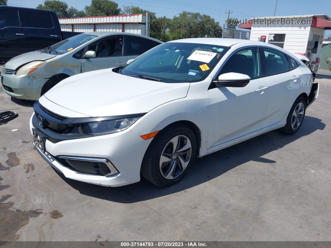 2020 Honda Civic Sedan Lx White vin: 2HGFC2F6XLH509071