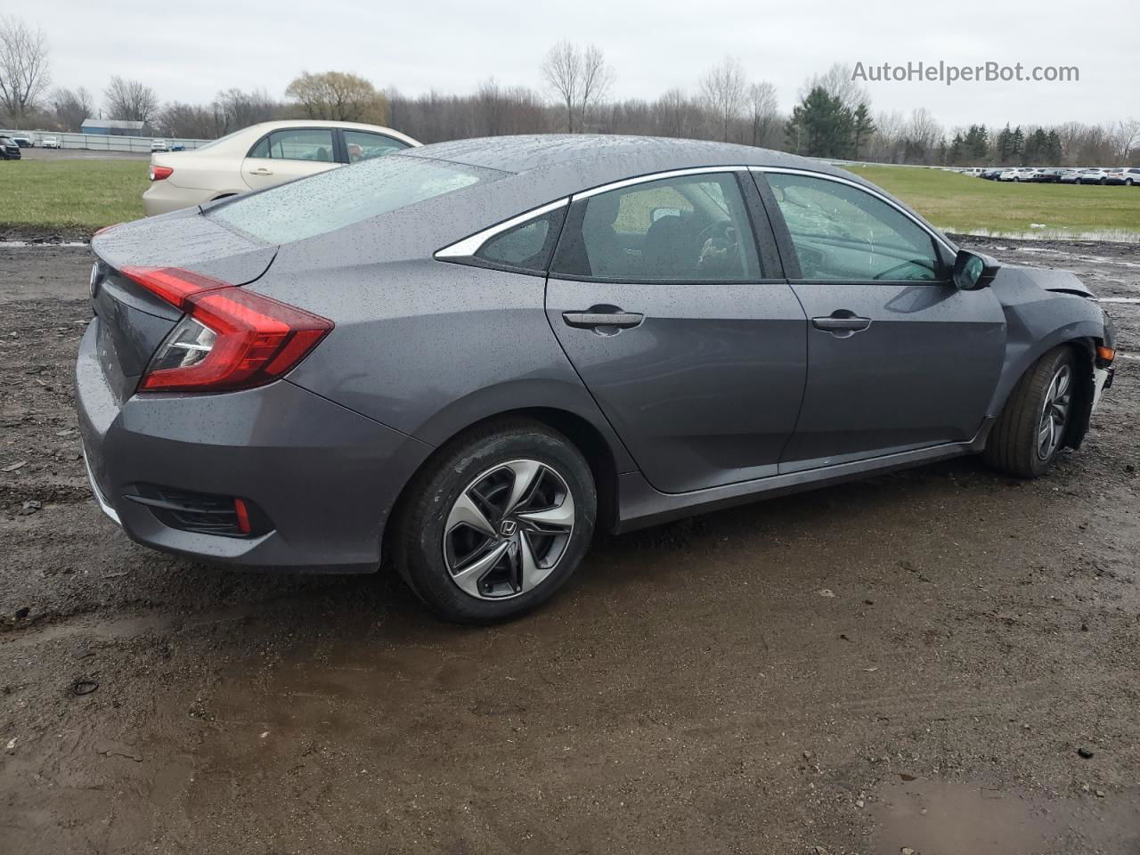 2020 Honda Civic Lx Серый vin: 2HGFC2F6XLH520748