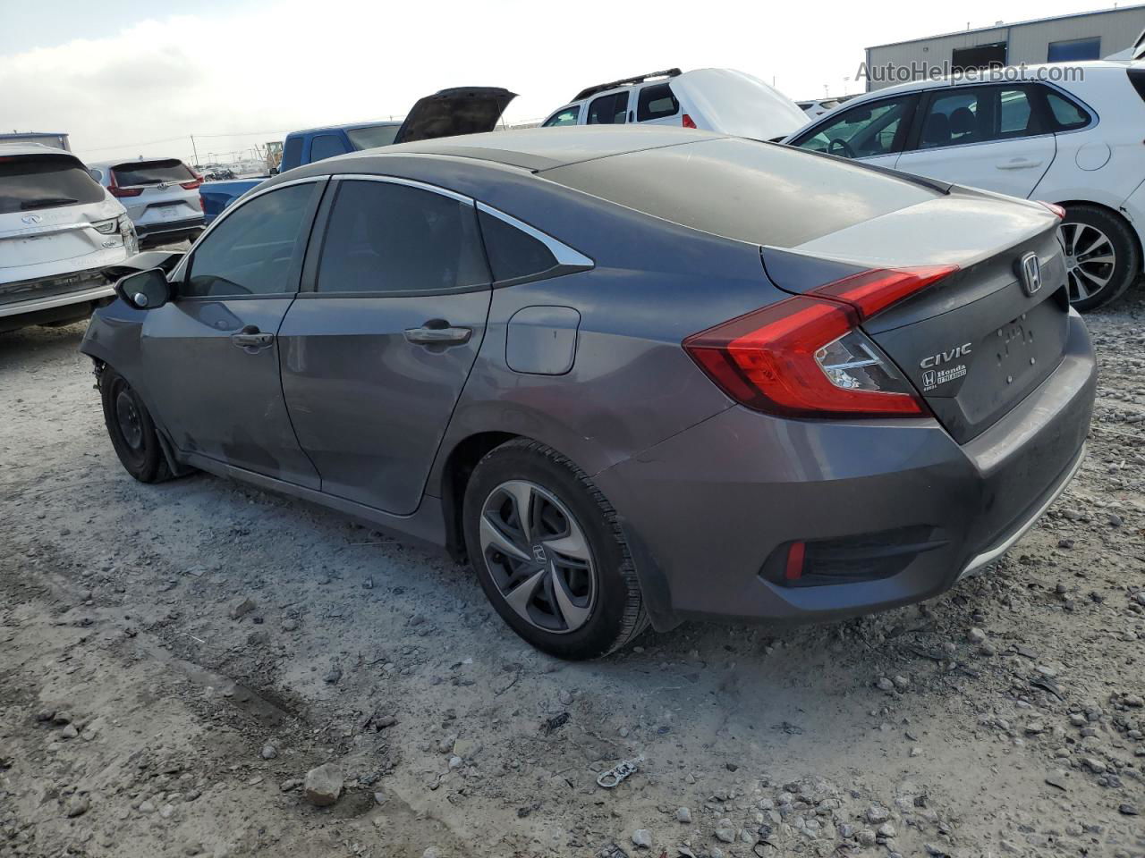 2020 Honda Civic Lx Серый vin: 2HGFC2F6XLH520832